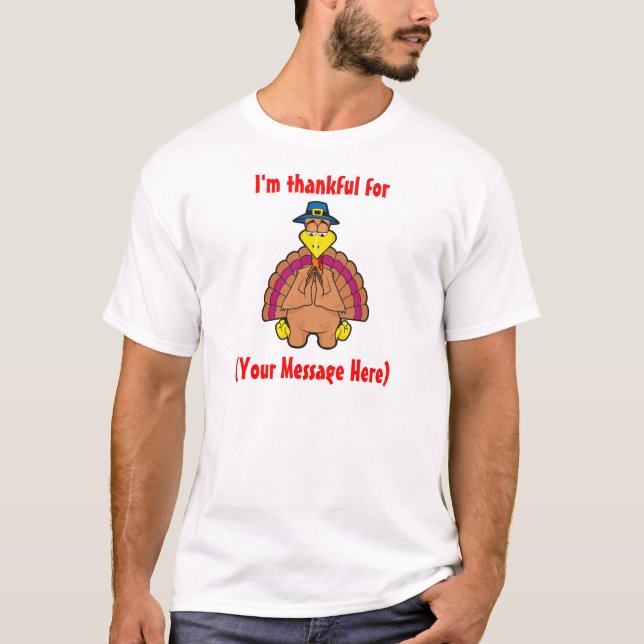 ThanksgivinganpassadeT-tröja Tee Shirt (Framsida)