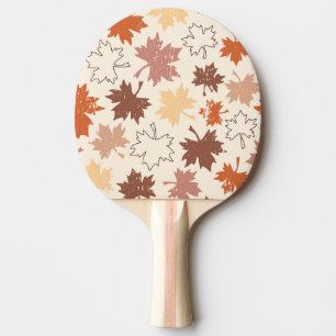 Thanksgivingar som liknar löv höstens naturdesign pingisracket