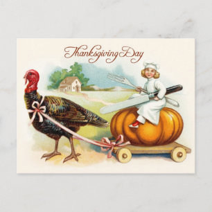 Thanksgivingdag Helg Vykort