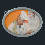 Thanksgivingdagdeppighet<br><div class="desc">Konstnär: Norman Rockwell | evakuerade armékocken efter thanksgivingmiddag</div>