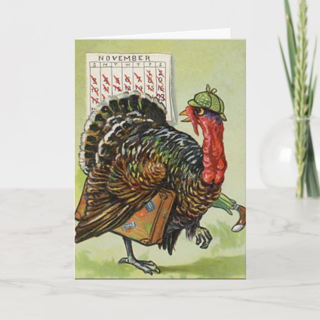 Thanksgivingdagkort Helgkort (Framsida)