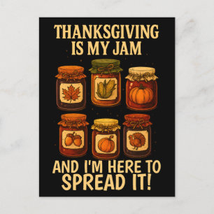 Thanksgivingen är min Sylt - utmatningsdesign för  Helg Vykort