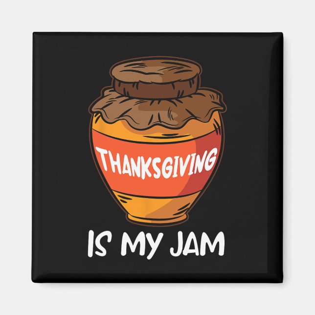 Thanksgivingen är min Thanksgiving-Coola i Sylt sj Magnet (Framsidan)