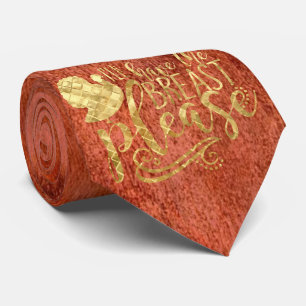 Thanksgivingen Burgundy i Dale Guld Turkiet Slips