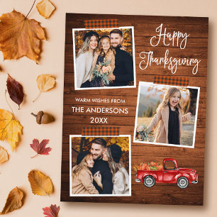 Thanksgivingen Calligraphy Play Craft Tape Lastbil Helg Vykort