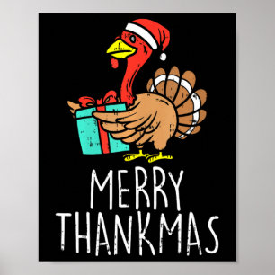 Thanksgivingen Chris, Merry Thankmas Santa TurkiDa Poster