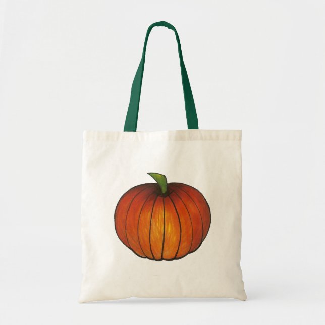 Thanksgivingen för hösten Harvest Pumpkin Patch Fa Tygkasse (Framsidan)