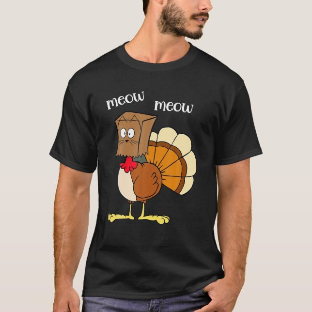 Thanksgivingen för lekkatt t shirt (Framsida)