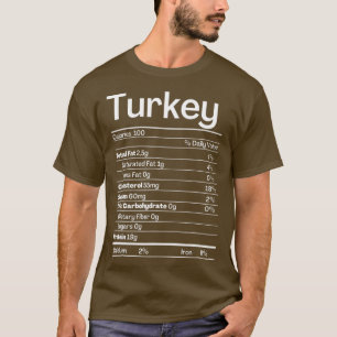 Thanksgivingen för näringsämnen i Turkiet FactsFun T Shirt