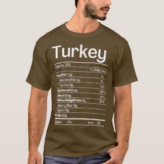 Thanksgivingen för näringsämnen i Turkiet FactsFun T Shirt