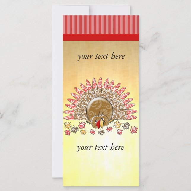 Thanksgivingen för Tecknad i Turkiet (Framsida)