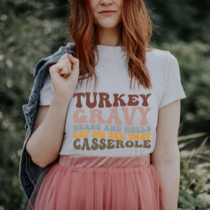 Thanksgivingen för Turkiets grova bönor och rullar T Shirt