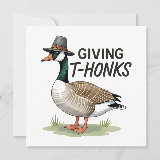 Thanksgivingen ge tankar julkort (Framsida)