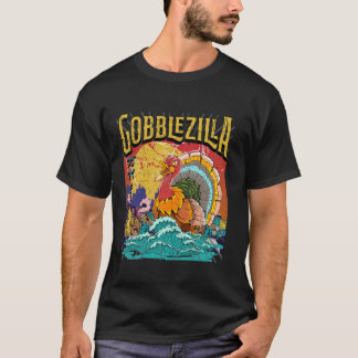 Thanksgivingen Gobblezilla T Shirt i Turkiet