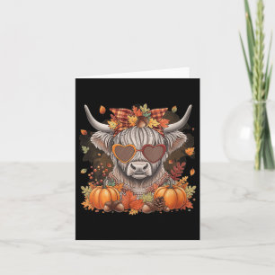 Thanksgivingen Halloween Pu för kvinnor i högland Kort