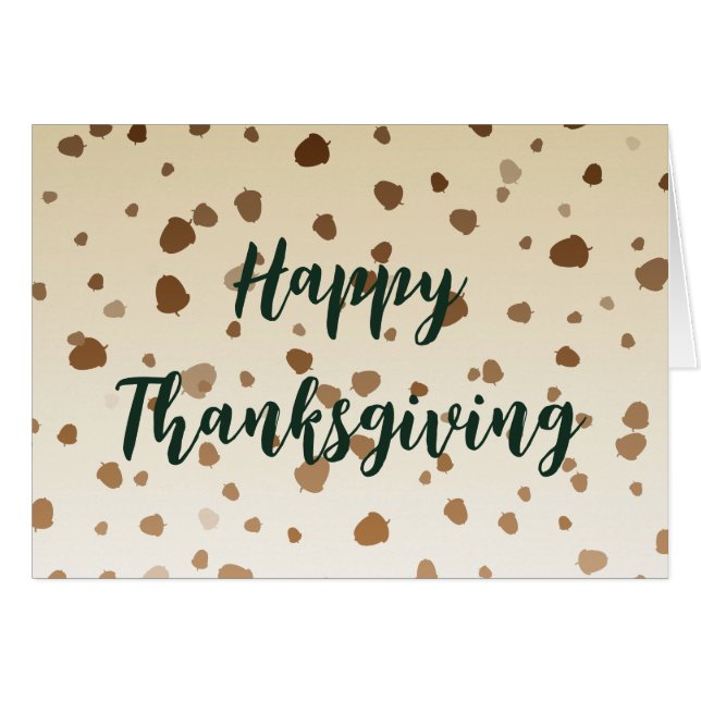 Thanksgivingen har gratulationskort hälsningskort (Framsidan Horizontal)