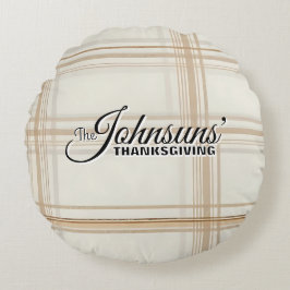 Thanksgivingen Höst elegant Rund Kudde