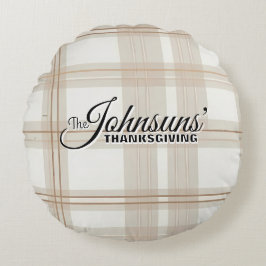 Thanksgivingen Höst elegant Rund Kudde