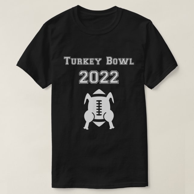 Thanksgivingen Jersey 2022: Turkiet Bowl Football  T Shirt (Design framsida)
