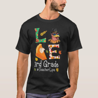 Thanksgivingen KÄRLEK, tredje Klass-tea T Shirt