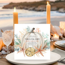 Thanksgivingen Kustfallspumpkin och Seashells