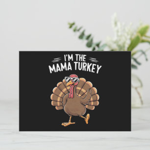 Thanksgivingen mamma Turkiet Matching Family Group Inbjudningar