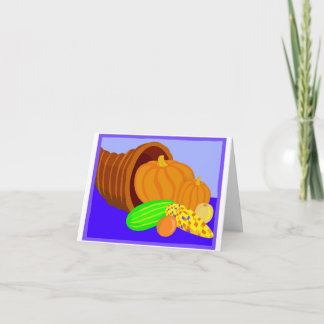 Thanksgivingen - notera kortet helgkort