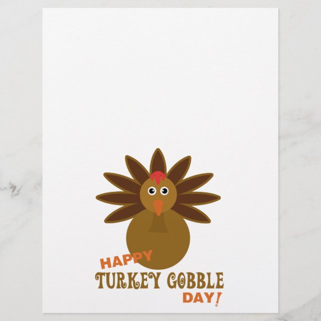 Thanksgivingen om Gobbeldagen i lycklig Turkiet (Framsida)