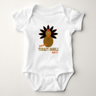 Thanksgivingen om Gobbeldagen i lycklig Turkiet Tee Shirt