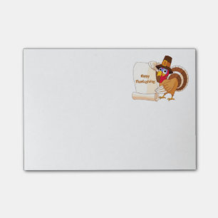 Thanksgivingen Posta-den-Noterar Post-it Block