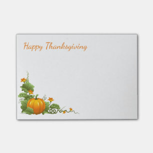 Thanksgivingen Posta-den-Noterar Post-it Block