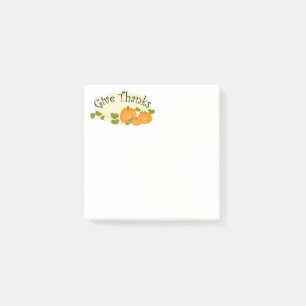 Thanksgivingen Posta-den-Noterar Post-it Block