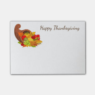 Thanksgivingen Posta-den-Noterar Post-it Block