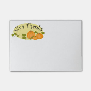 Thanksgivingen Posta-den-Noterar Post-it Block