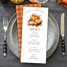 Thanksgivingen Pumpkin Dinner Meny