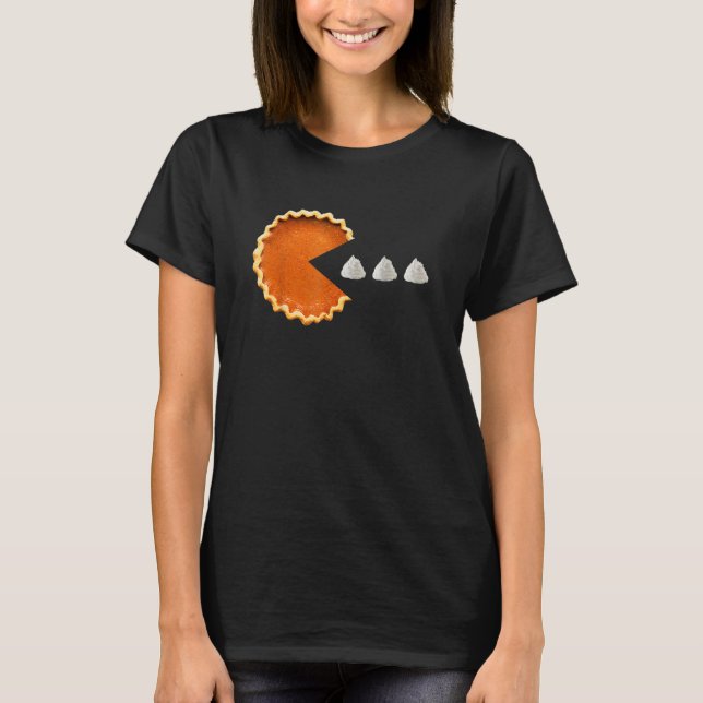 Thanksgivingen Pumpkin Paj Whipping Cream Video Ga T Shirt (Framsida)