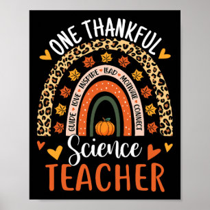 Thanksgivingen Rainbow Teac Poster