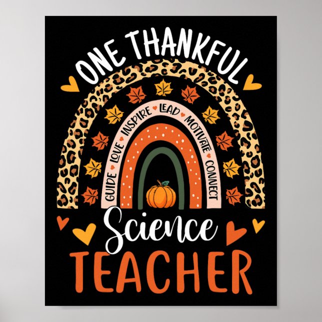Thanksgivingen Rainbow Teac Poster (Framsidan)