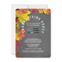 Thanksgivingen Rustic Fall Chalkboard Party