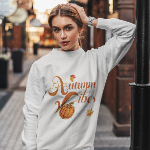 Thanksgivingen Söt höstvibes, Trendig T Shirt