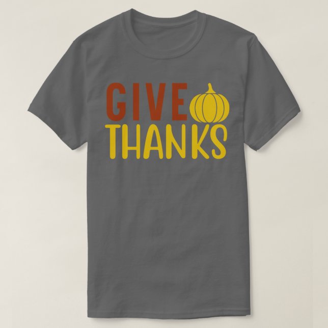 Thanksgivingen Tack för ge T Shirt (Design framsida)
