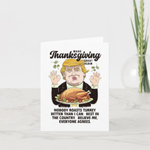 Thanksgivingen Trump gör Thanksgivingen Underbar A Kort