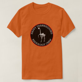 Thanksgivingen Turkiet Skeleton T Shirt