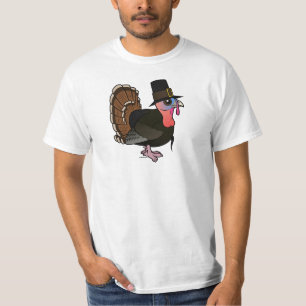 Thanksgivingen vallfärdar Turkiet Tee Shirt