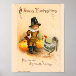 Thanksgivingen vintage Poster