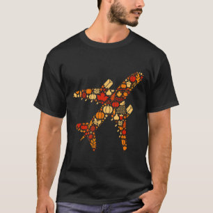 Thanksgivingen Vomens M för hösten Pumpkin Fall Ai T Shirt