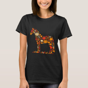 Thanksgivingen Womens Manar på hösten Pumpkin Fall T Shirt