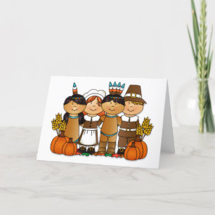 Thanksgivingens barn helgkort