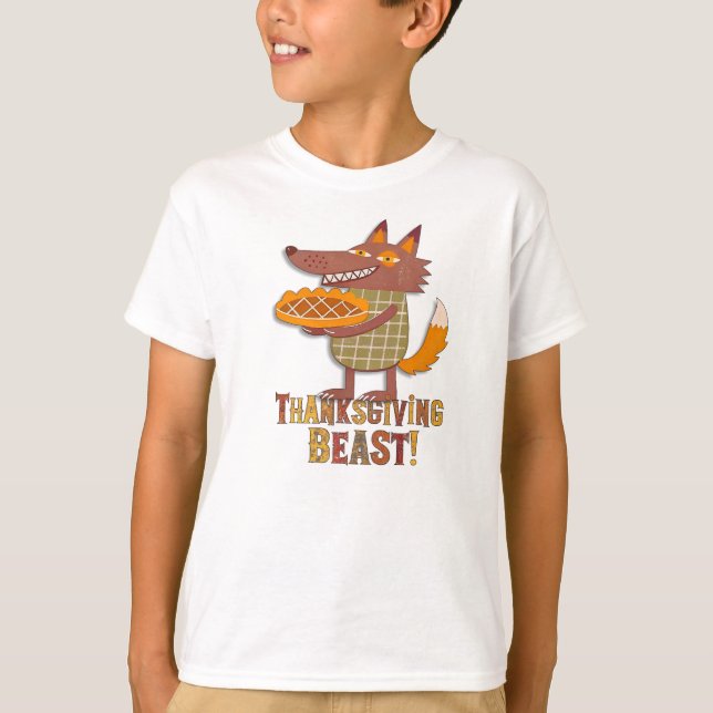 Thanksgivingens Beast T Shirt (Framsida)