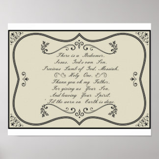 Thanksgivingens bordstablett poster